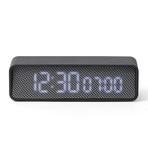 Oslo Time // LED Alarm Clock (Dark Gray + Gray)