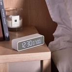 Oslo Time // LED Alarm Clock (Dark Gray + Gray)