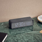 Oslo Time // LED Alarm Clock (Dark Gray + Gray)