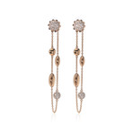 Roberto Coin 18k Rose Gold Diamond Earrings