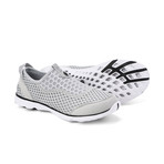 Men's XDrain Cruz 4.0 Water Shoes // White + Gray (US: 11)