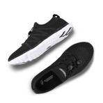 Men's Quick Drying Aqua Water Shoes // Black + White (US: 11)
