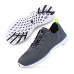 Men's XDrain Casual Knit Water Shoes // Gray + Green (US: 7)