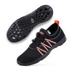 Men's Quick Drying Aqua Water Shoes // Black + Orange (US: 7)