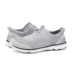 Men's XDrain Cruz 4.0 Water Shoes // White + Gray (US: 9.5)