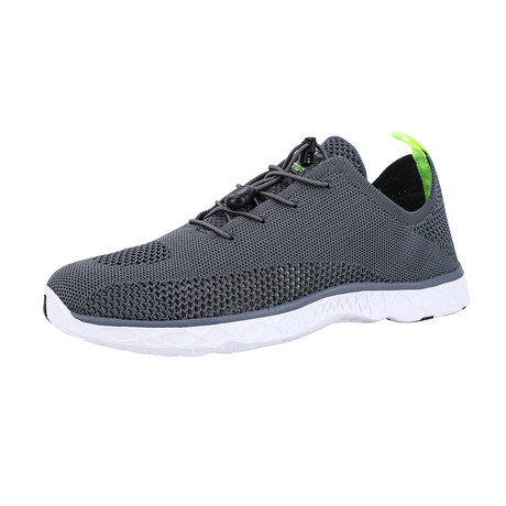 Men's XDrain Casual Knit Water Shoes // Gray + Green (US: 7)