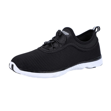 Men's XDrain Sports Water Shoes // Black + White (US: 7)
