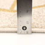 Ana // Ivory + Gold (7'3"L x 5'3"W)