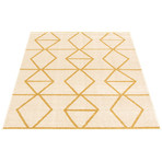 Ana // Ivory + Gold (7'3"L x 5'3"W)