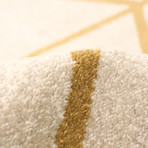 Ana // Ivory + Gold (7'3"L x 5'3"W)