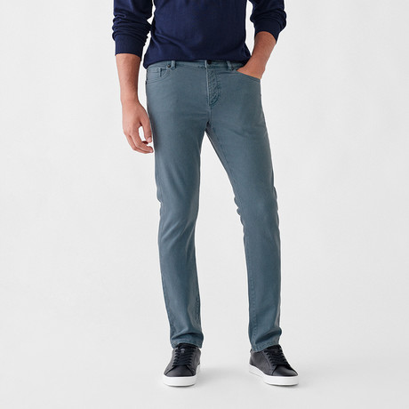 Russell Slim Straight Jeans // Steel Blue (28WX32L)