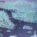 New York // Inverted Color (25"L x 65"W)