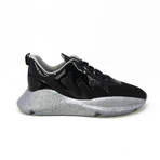 Men's Black Paneled Viper Sneakers // Black (Euro: 35)