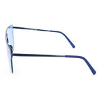 Unisex Flat Top Sunglasses // Blue