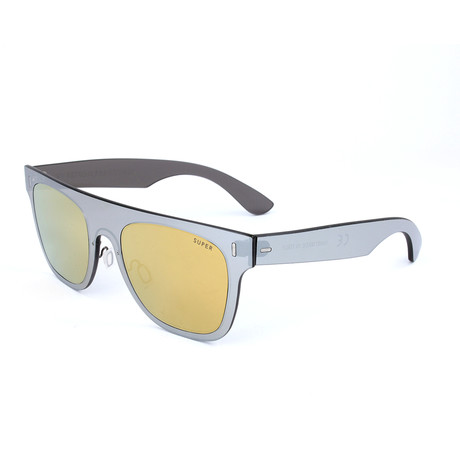 Unisex Flat Top Sunglasses // Silver