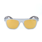 Unisex Flat Top Sunglasses // Silver