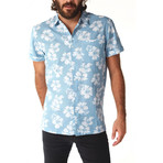 Spencer Floral Shirt // Blue (2XL)