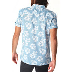 Spencer Floral Shirt // Blue (XL)