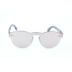 Men's Paloma Round Sunglasses // Silver (Silver)