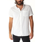 Devin White Seersucker Striped Shirt // White (M)