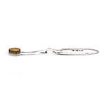 Nano-b Gold & Charcoal Toothbrushes // Set of 5