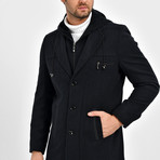 Castro Coat // Navy Blue (L)