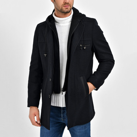 Castro Coat // Navy Blue (S)