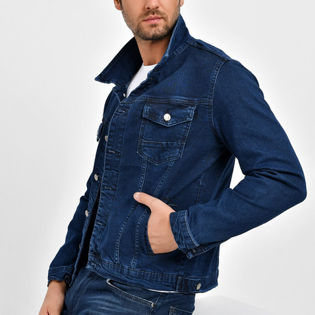 Colorado Denim Jacket // Navy Blue (S)