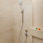 Cirrus Universal Shower System Bundle // Chrome + White (Relax Pods)