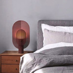 Metal Mesh Table Lamp (Dusty Nude)