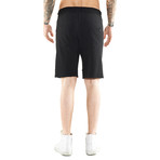 Jasper Drop Sweat Shorts // Black (S)