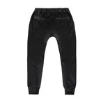 Waxed Quincy Sweats // Black (S)