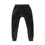 Waxed Quincy Sweats // Black (S)