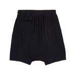 Drop Crotch Jersey Shorts // Black (S)