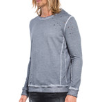 Sid Destroyed Sweater // Argent (M)