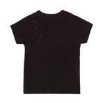 Tigran Destroyed Bamboo Tee //  Black (S)