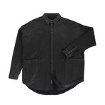 Waxed Parson Box Shirt // Onyx (S)