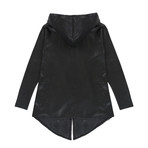 Waxed Legacy Zipper Cardigan // Onyx (S)