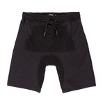 Jasper Drop Sweat Shorts // Black (S)