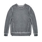 Sid Destroyed Sweater // Argent (M)