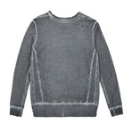 Sid Destroyed Sweater // Argent (M)