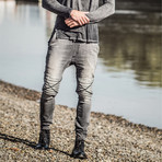 Damian Moto Sweat Jeans // Murky Dismal (L)