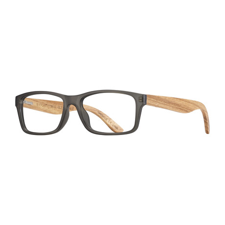 Avalon Blue Light Blocking Readers // Frost Gray + Walnut Wood (+0.00)