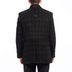 Alaska Coat // Plaid Black (L)