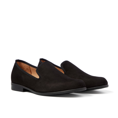 Moore Nubuck Loafer // Black (UK: 7)