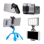 Home Studio Pro Kit // 2-in-1 Lens + Tripod + Smart Light + Smart Pro Grip