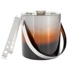 Lorus // Metallic Ombre Double Wall Ice Bucket + Tongs