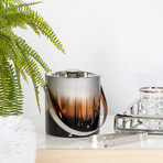 Lorus // Metallic Ombre Double Wall Ice Bucket + Tongs