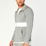 Gideon Feather Fleece Track Jacket // Heather Gray (2XL)