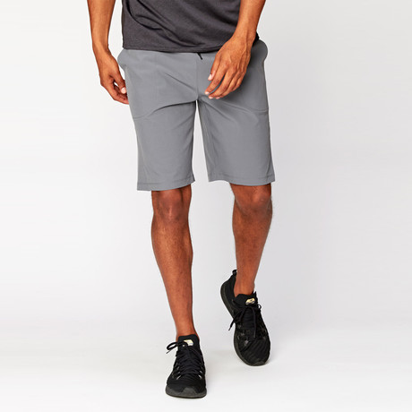 Joss Eco Tech Stretch Walk Short // Gray (XS)